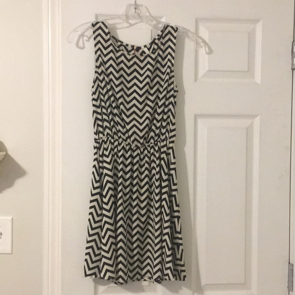 Chevron Print Dress